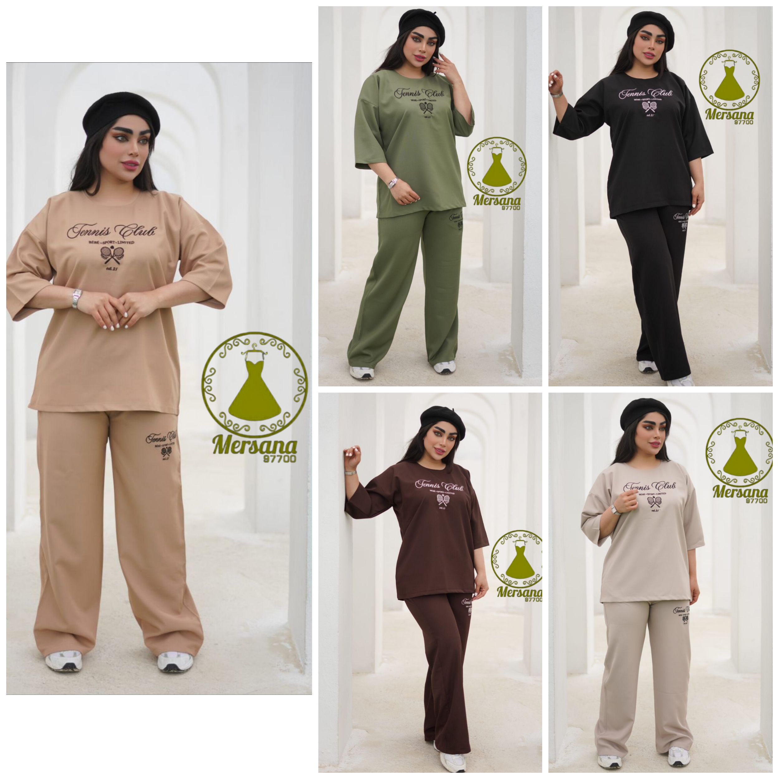 ست تونیک شلوار زنانه تنیس