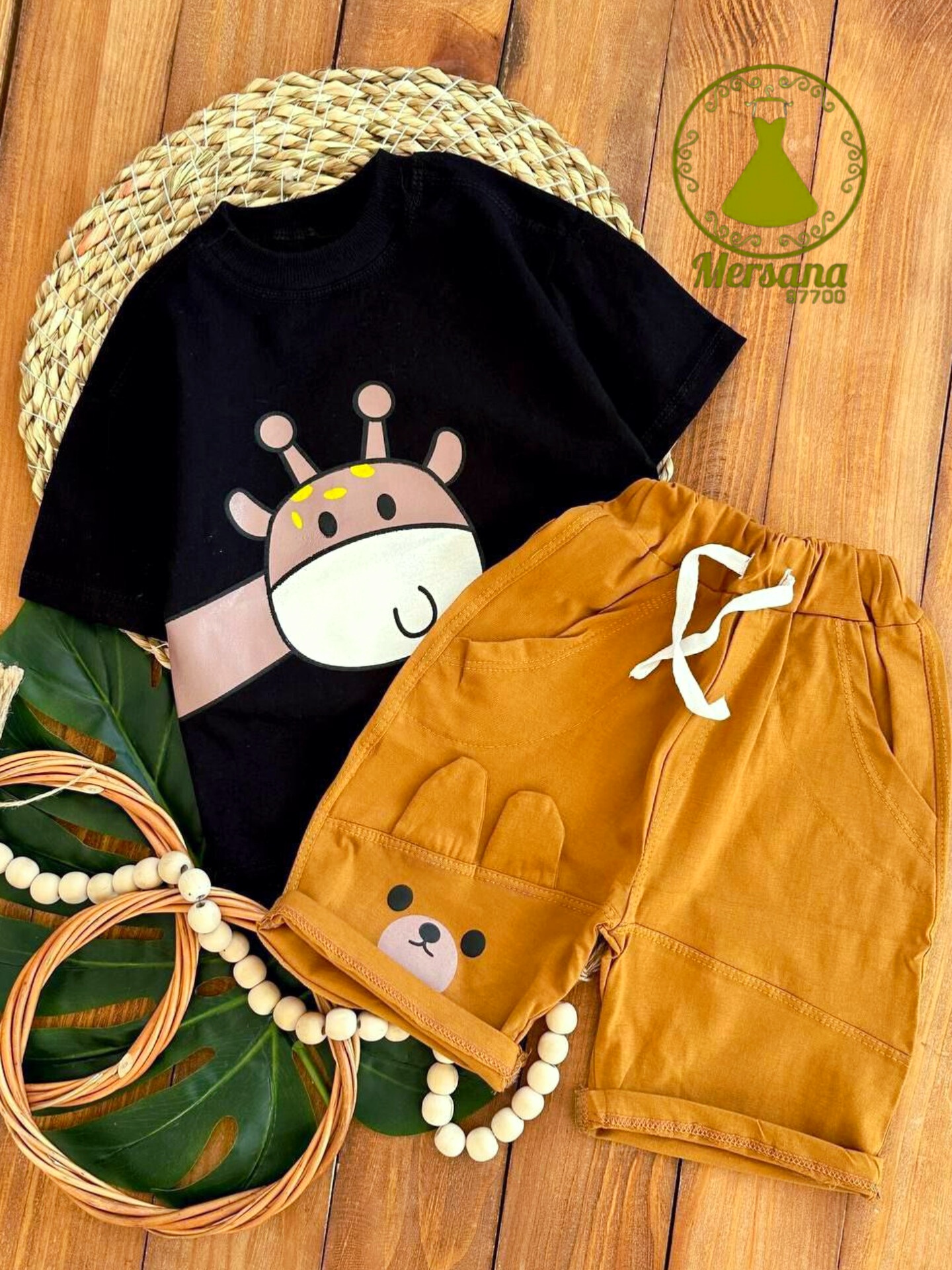 تیشرت شلوارک زرافه