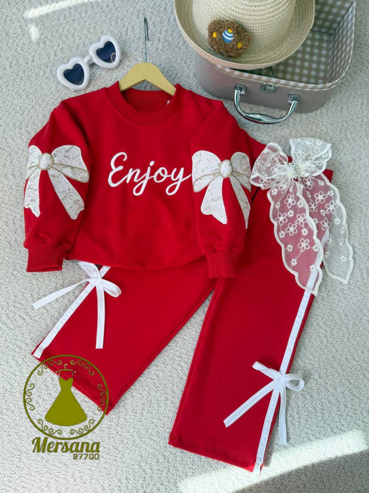 2 تیکه بچگانه پاپیون